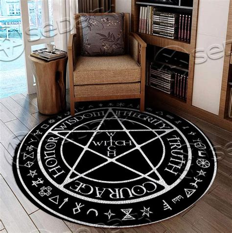 Charmed witchcraft rug
